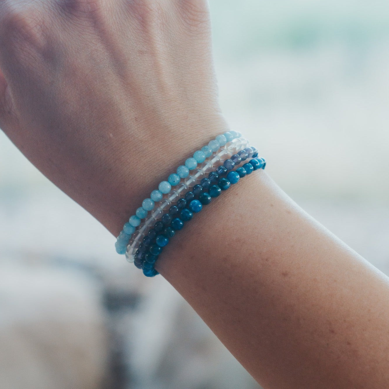 Inspiration & Balance Gemstone Bracelet Stack