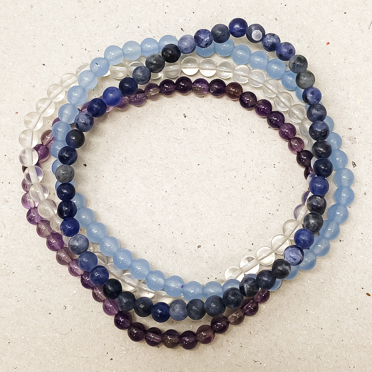 Inspiration & Balance Gemstone Bracelet Stack