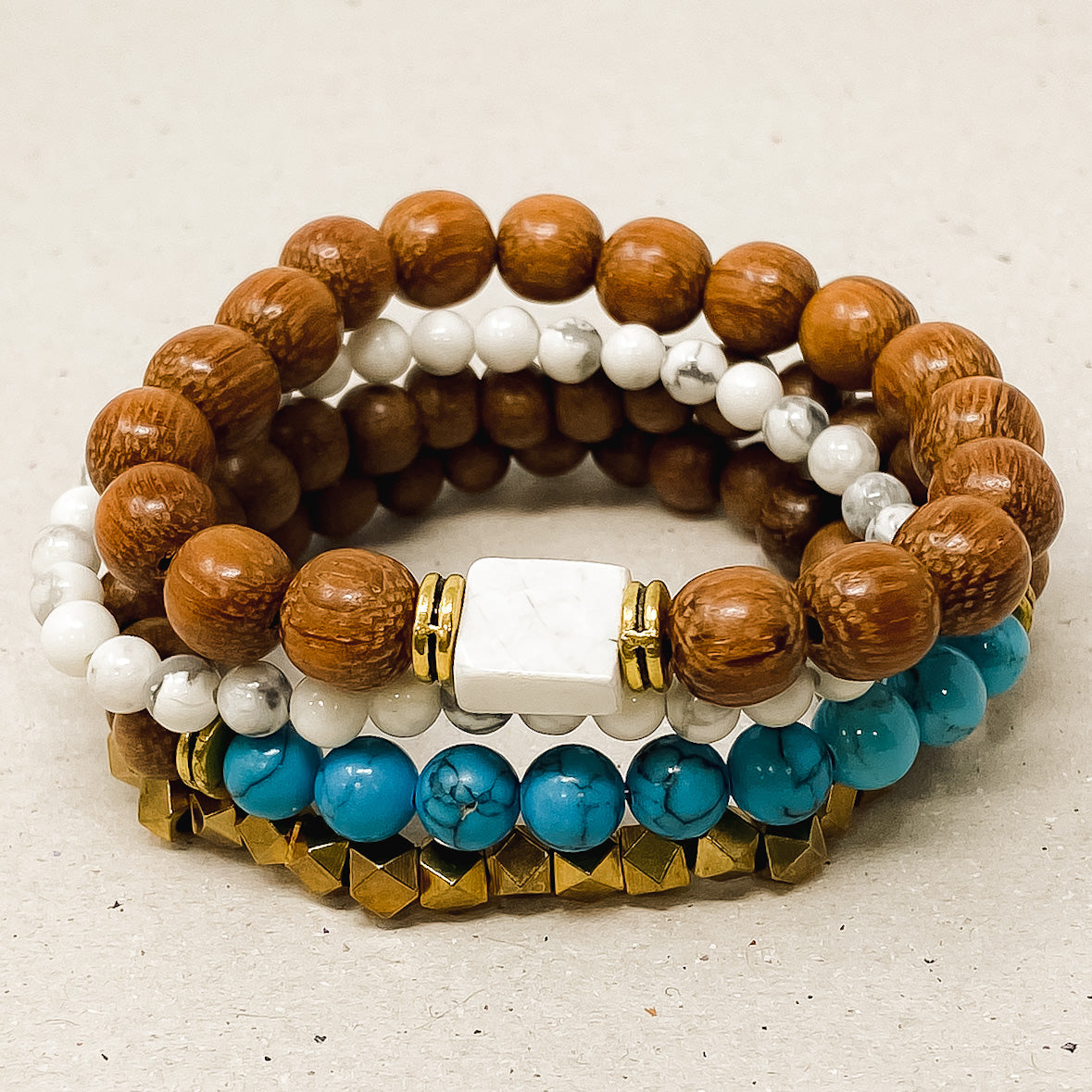 Tranquility Diffuser Bracelet Stack