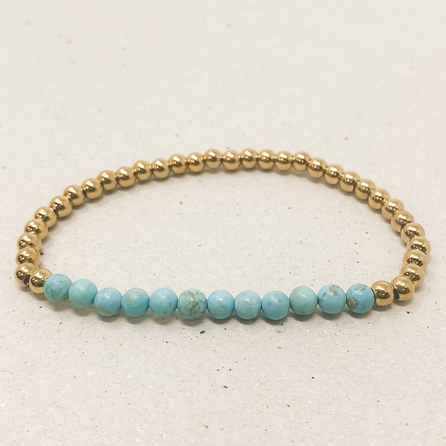 Turquoise Gemstone Bracelet - December Birthstone