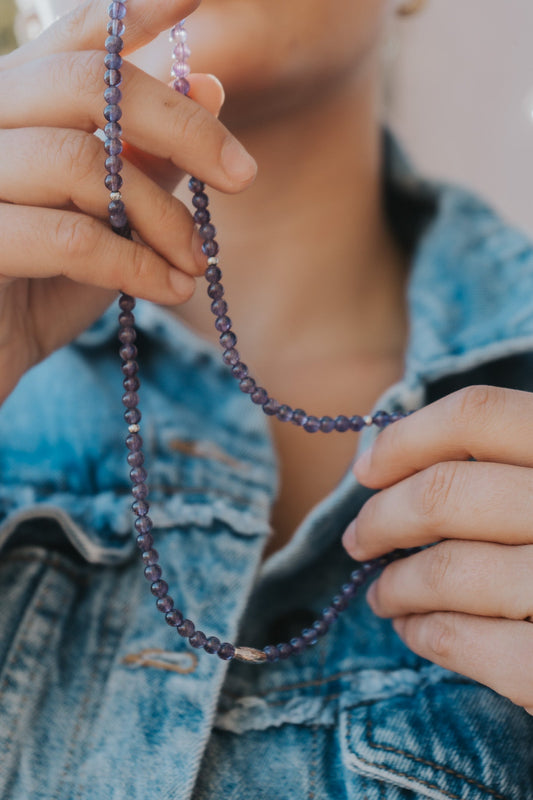 Amethyst Gemstone Wrap Bracelet: The Perfect Accessory for Quirky Souls