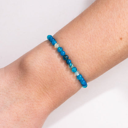 Blue Lace Agate Gemstone Bracelet
