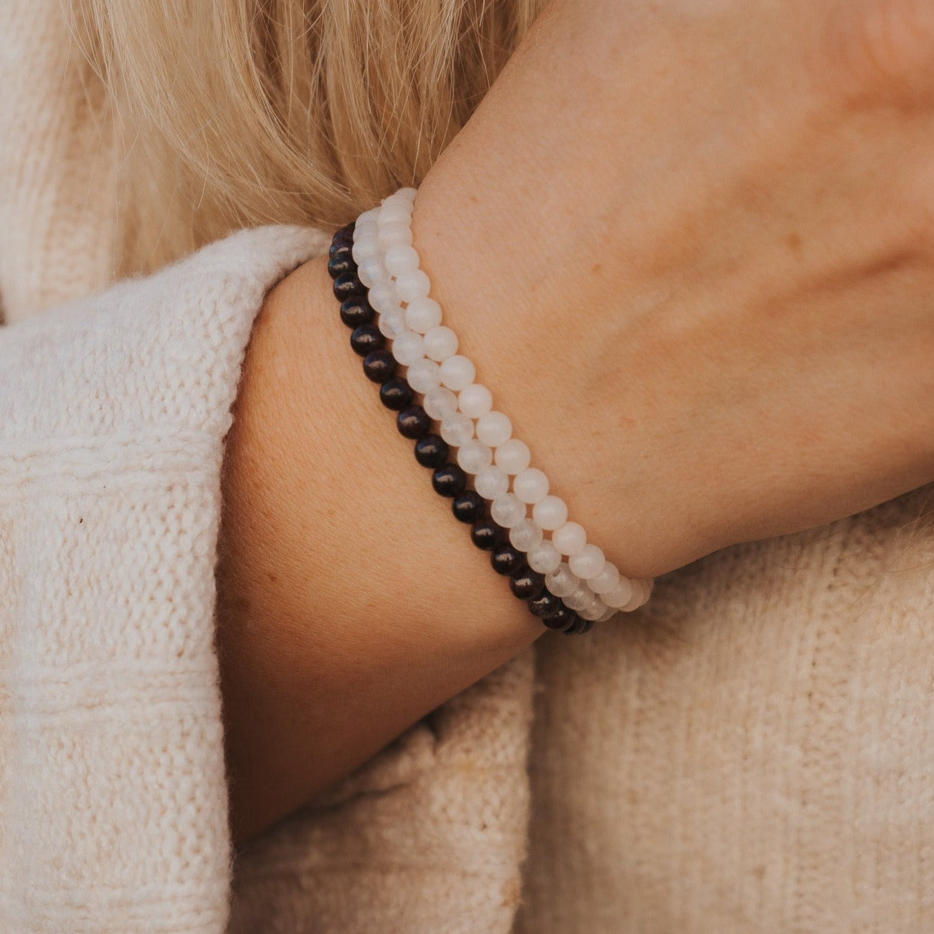 Comfort & Love Gemstone Bracelet Stack