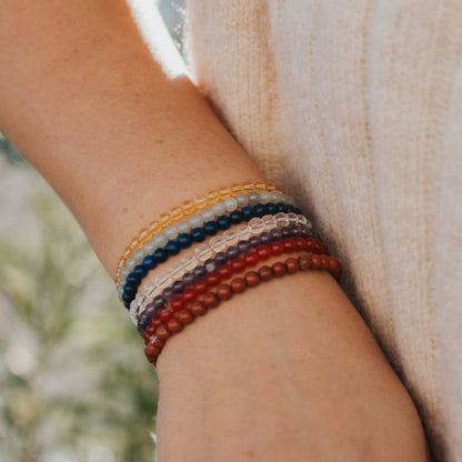 7 Chakra Gemstone Bracelet Stack