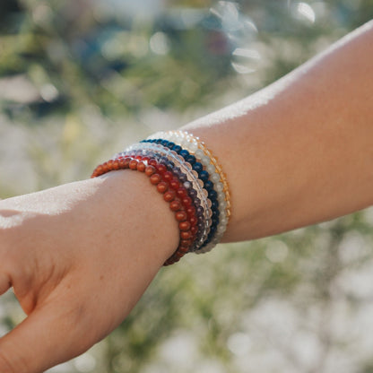 7 Chakra Gemstone Bracelet Stack