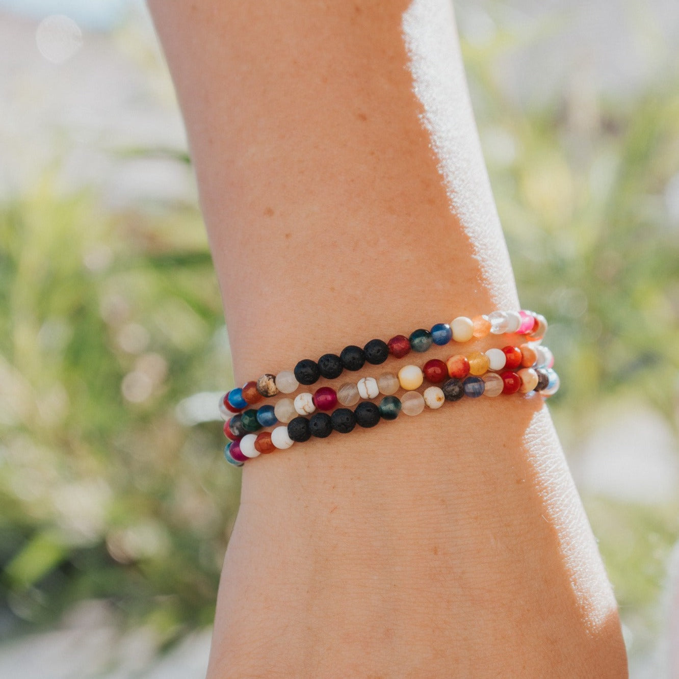 Colorful Mermaid Diffuser Wrap Bracelet
