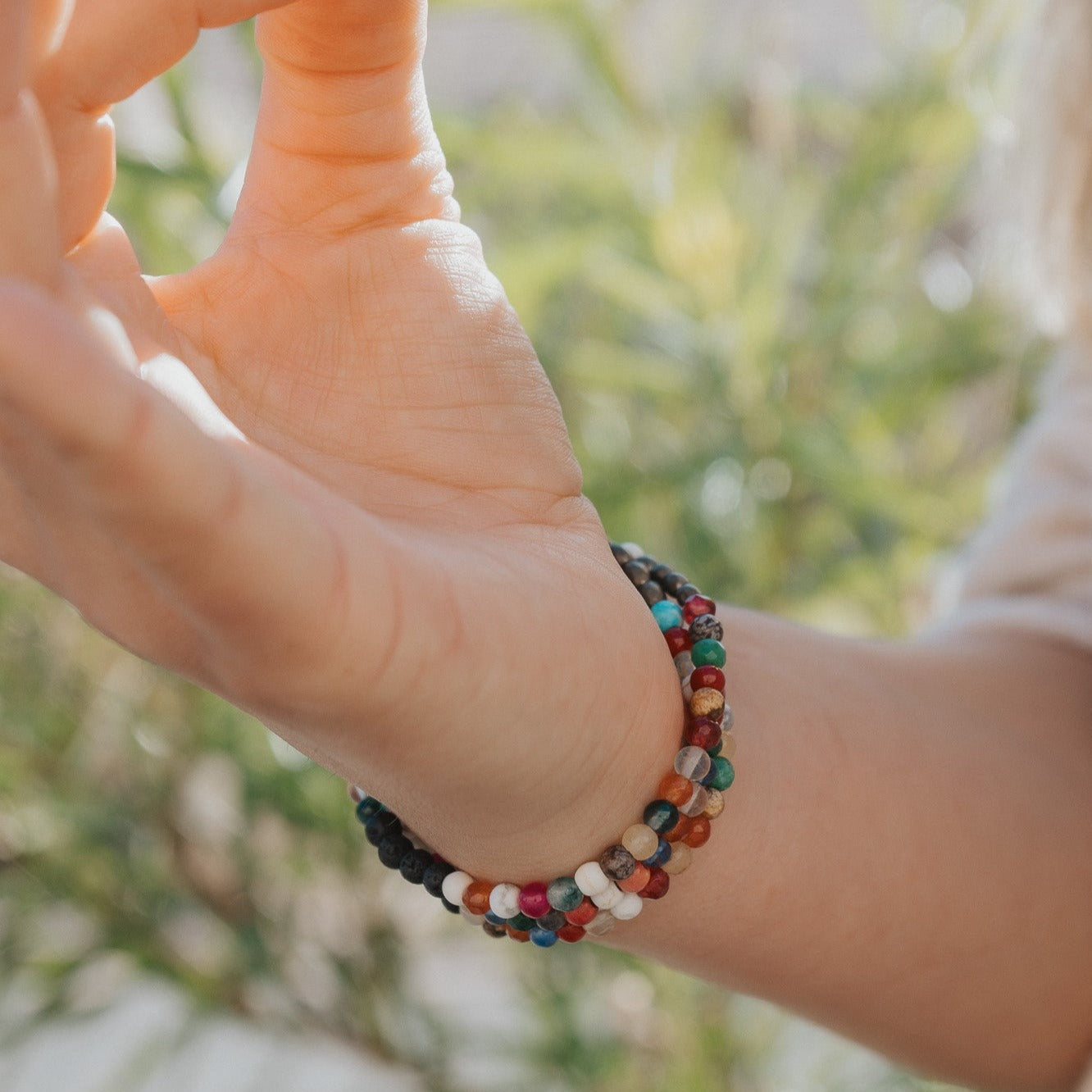 Colorful Mermaid Diffuser Wrap Bracelet