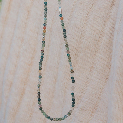 Indian Agate Gemstone Wrap Bracelet