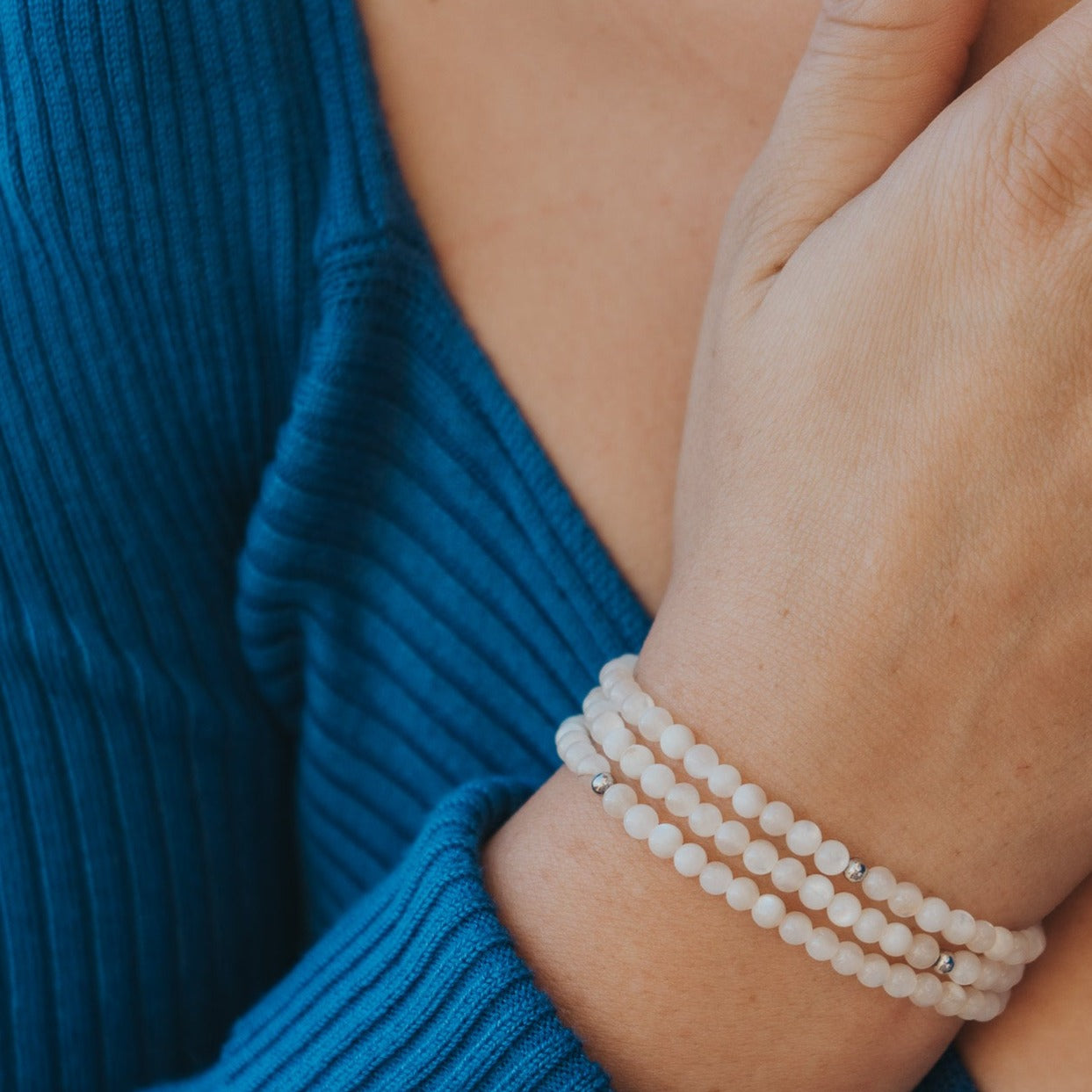 Pink Aventurine Gemstone Wrap Bracelet