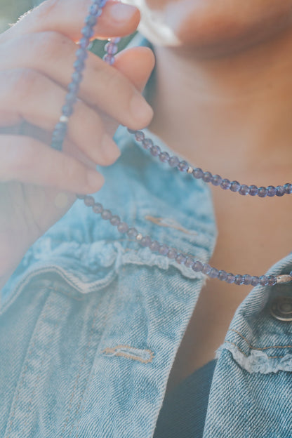 Amethyst Gemstone Wrap Bracelet