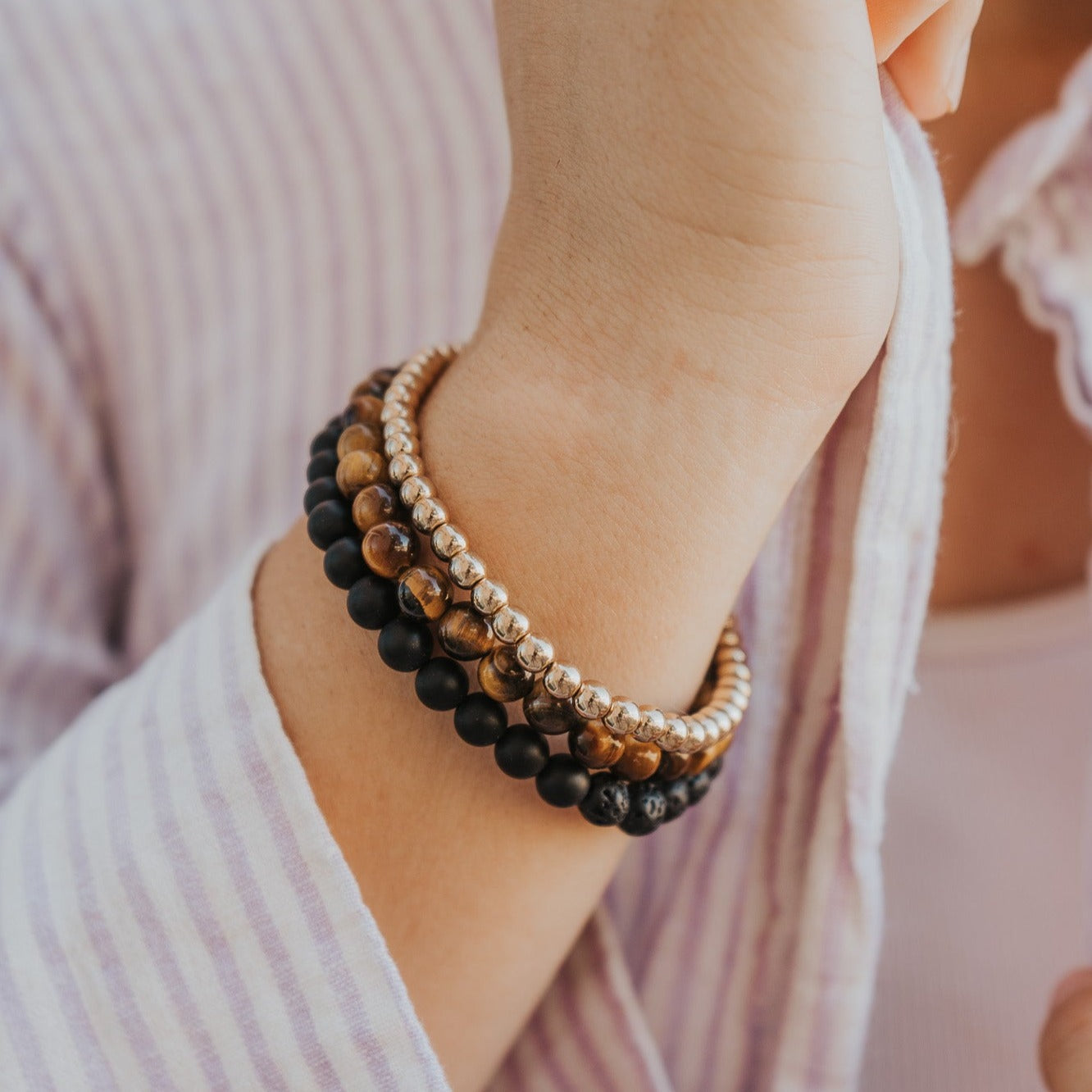 Focus Diffuser Bracelet Stack