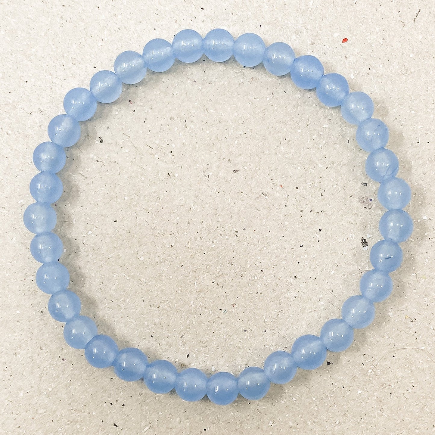 Light Blue Jade Gemstone Bracelet