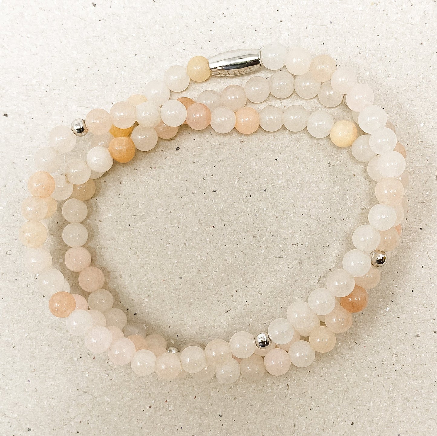 Pink Aventurine Gemstone Wrap Bracelet