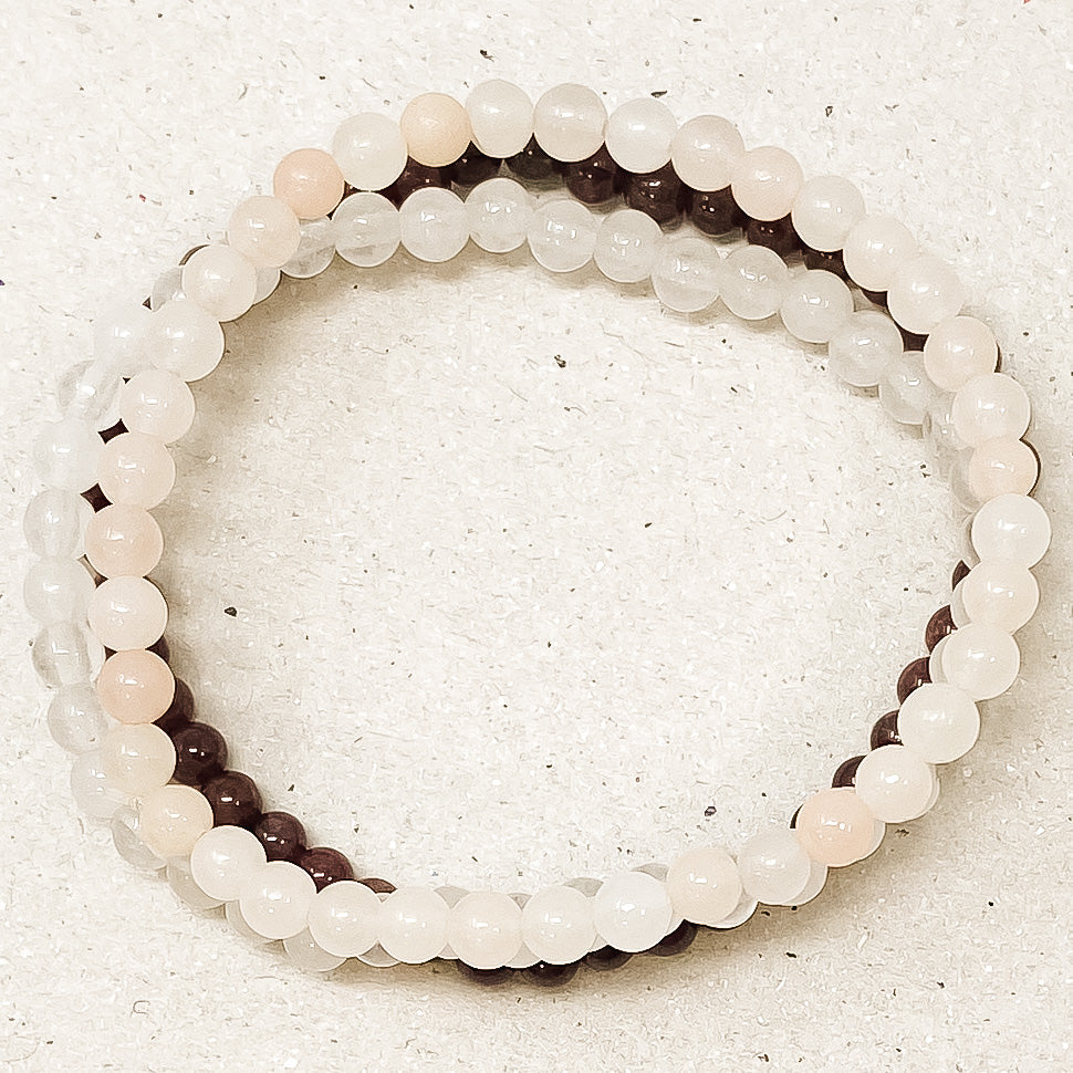 Comfort & Love Gemstone Bracelet Stack