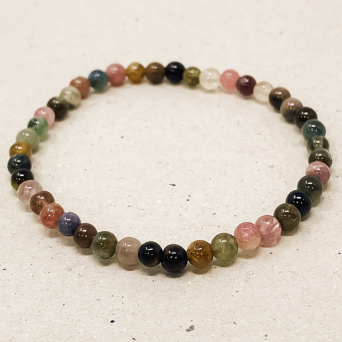 Rainbow Tourmaline Gemstone Bracelet