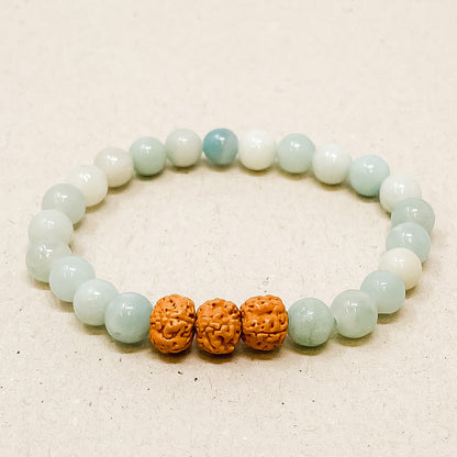 Light Amazonite - Zen Diffuser Bracelet