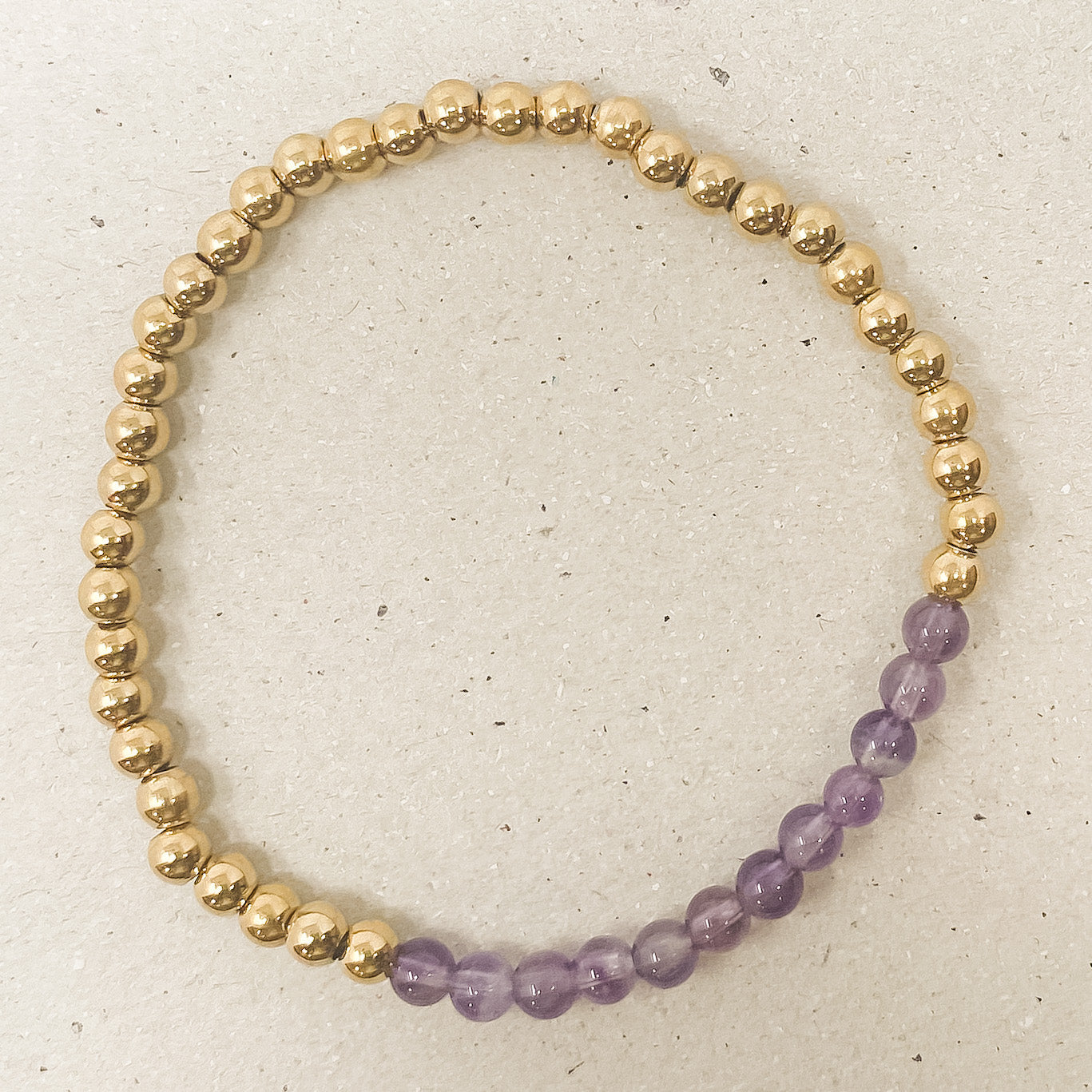 Amethyst Gemstone Bracelet - February Birthstone