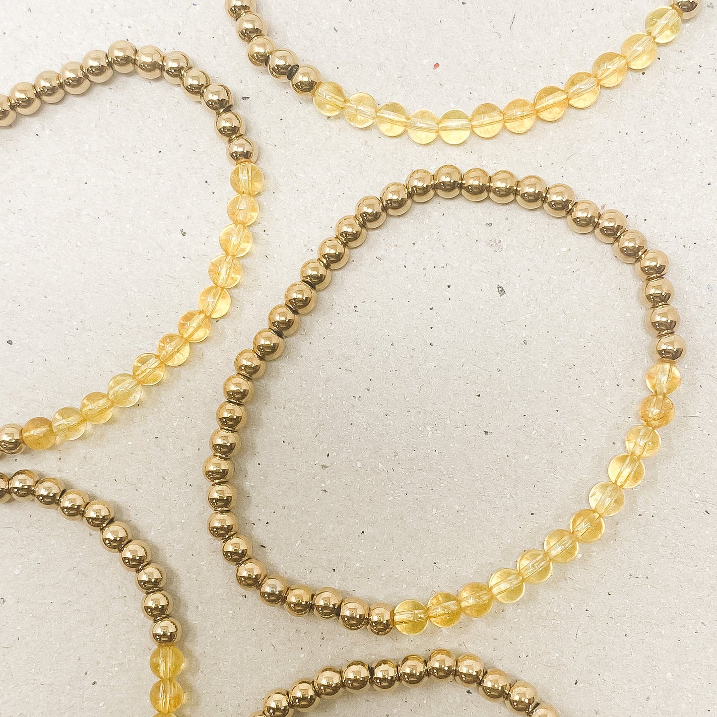 Citrine Gemstone Bracelet - November Birthstone