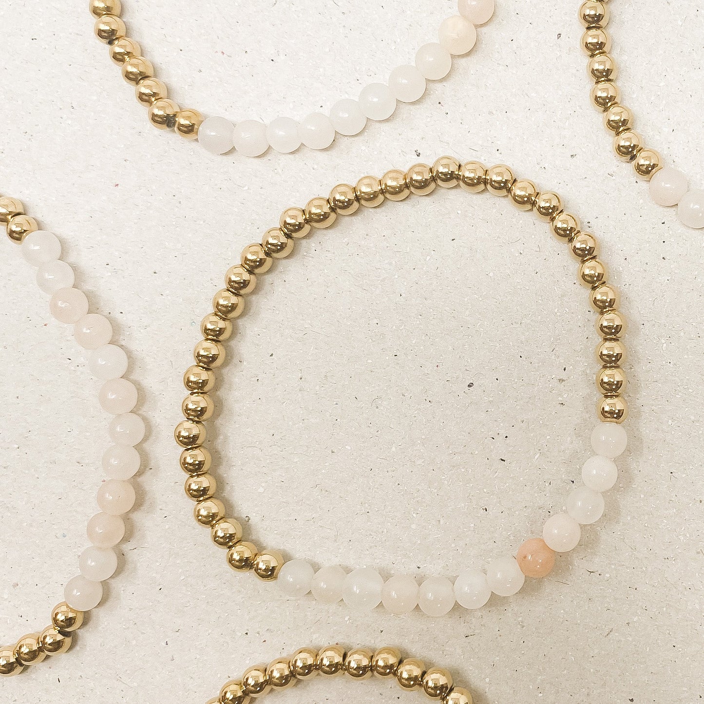 Pink Aventurine Gemstone Bracelet - October Birthstone