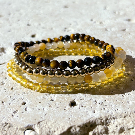 Peace & Harmony Gemstone Bracelet Stack