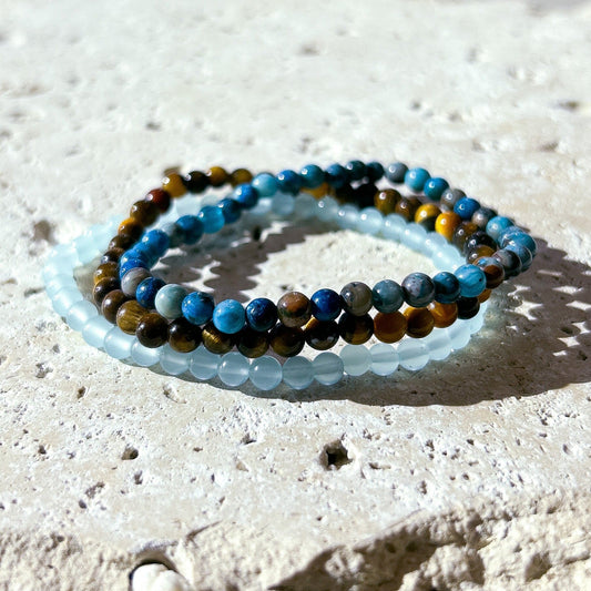 Soothing & Connection Gemstone Bracelet Stack