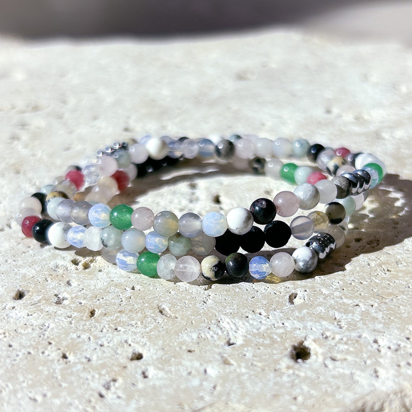 Light Mermaid Diffuser Wrap Bracelet