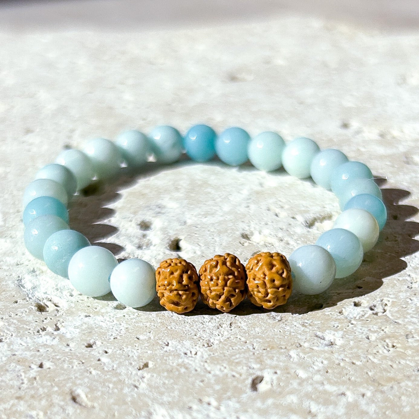 Light Amazonite - Zen Diffuser Bracelet