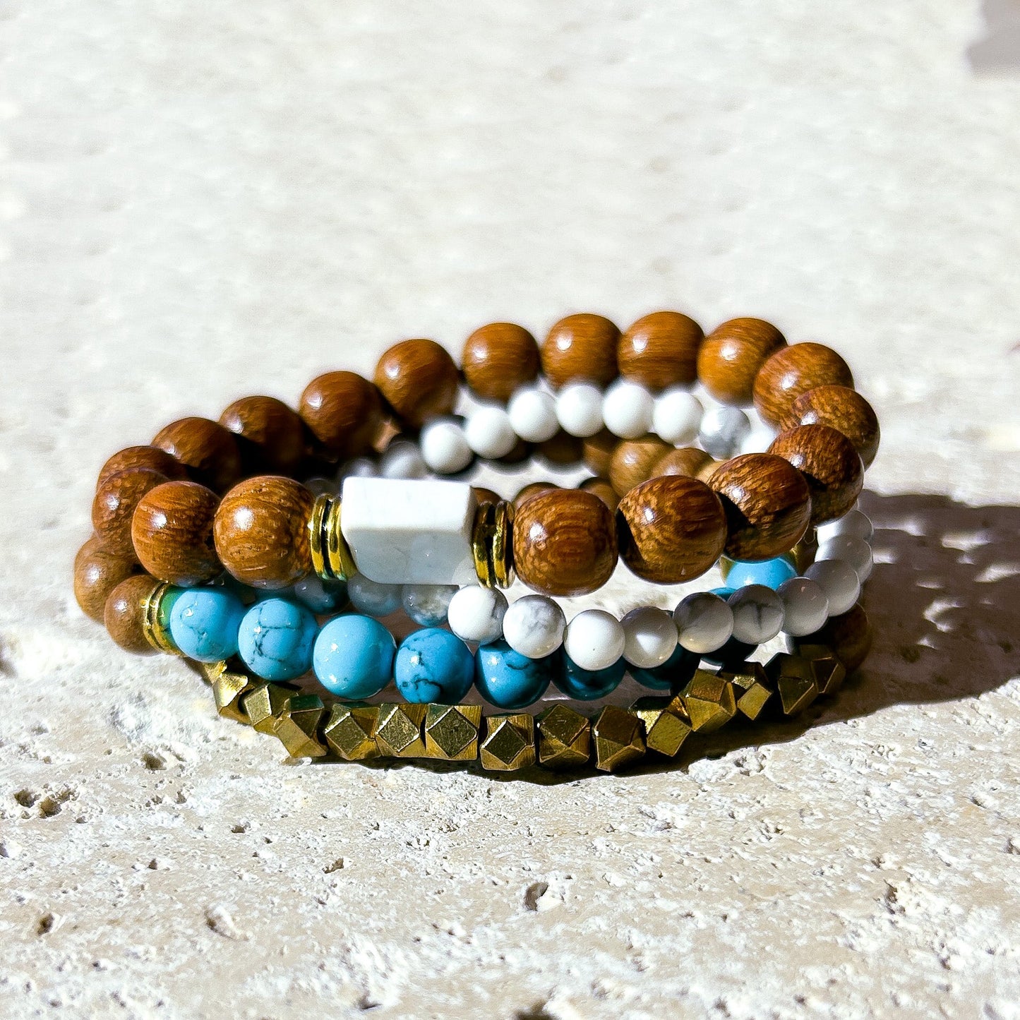 Tranquility Diffuser Bracelet Stack