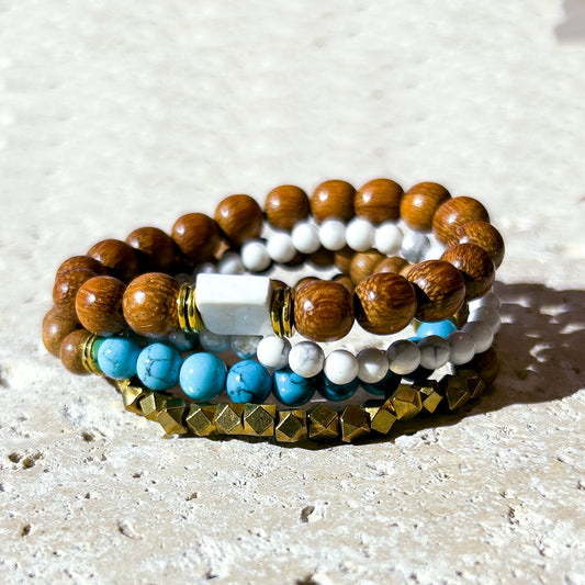 Tranquility Diffuser Bracelet Stack