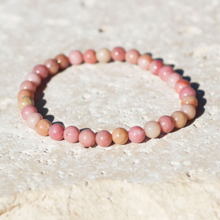 Rhodonite Gemstone Bracelet