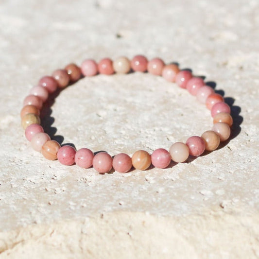 Rhodonite Gemstone Bracelet