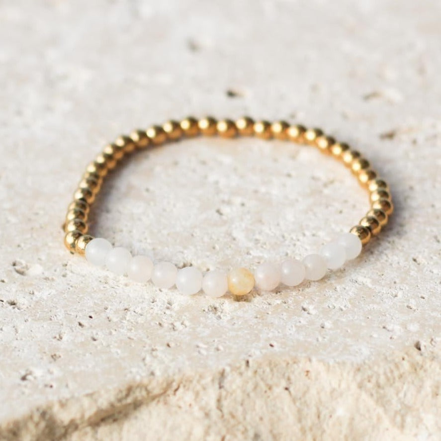 Pink Aventurine Gemstone Bracelet - October Birthstone