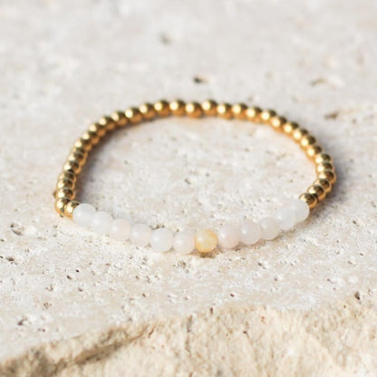 Pink Aventurine Gemstone Bracelet - October Birthstone